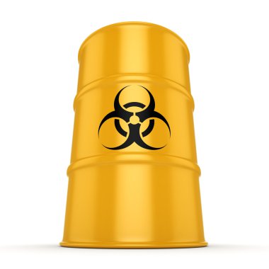 3D render biohazard varil
