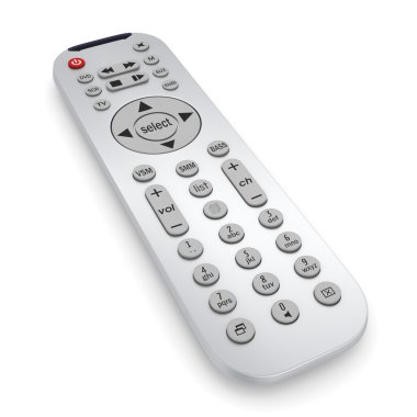 3D render Tv uzaktan