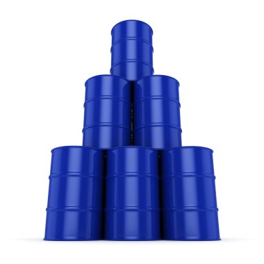 3D Render mavi varil