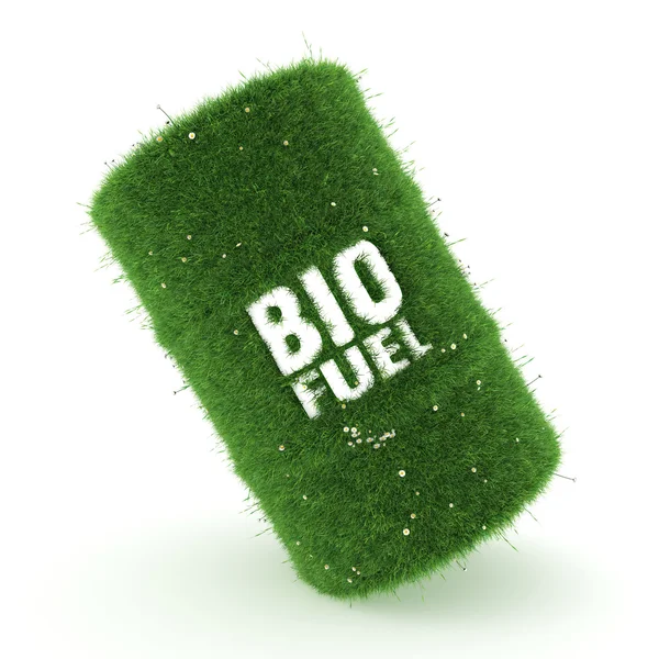 3D rendering hordó a bioüzemanyagok — Stock Fotó
