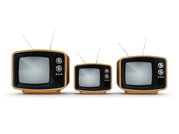 3D-Rendering alter Fernseher — Stockfoto
