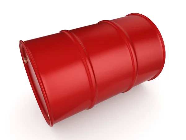 3D renderização barril vermelho — Fotografia de Stock