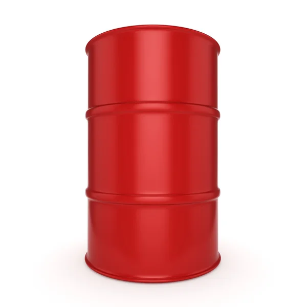 3D rendering red barrel — Stock Photo, Image