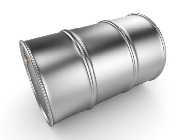 3D render alüminyum varil