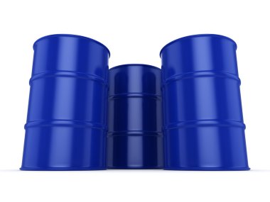 3D Render mavi varil