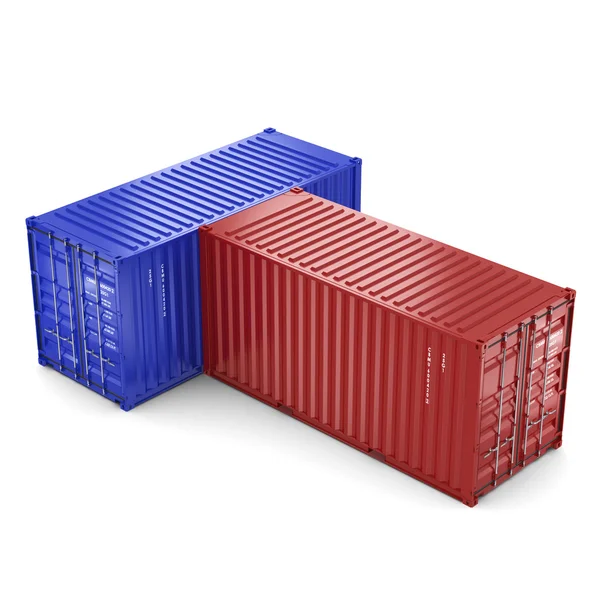 3D-Rendering-Container — Stockfoto