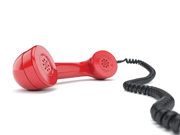 3D vykreslování staré telefonní sluchátko — Stock fotografie