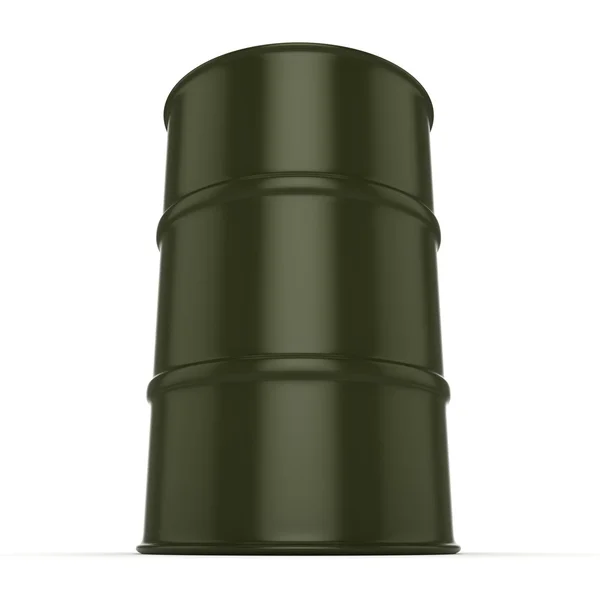 3D renderização cáqui barril — Fotografia de Stock