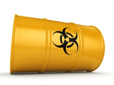 3D render biohazard varil