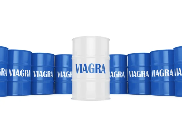 Representación 3D Muchos contenedores Viagra —  Fotos de Stock