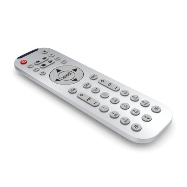 3D render Tv uzaktan