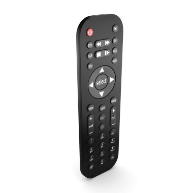3D render Tv uzaktan