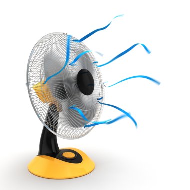 3D render fan