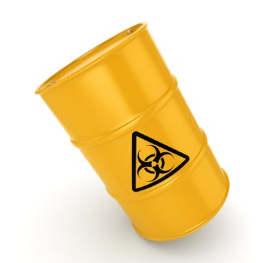3D render biohazard varil