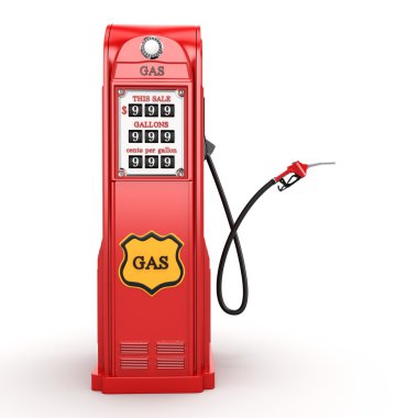 3D render benzin istasyonu