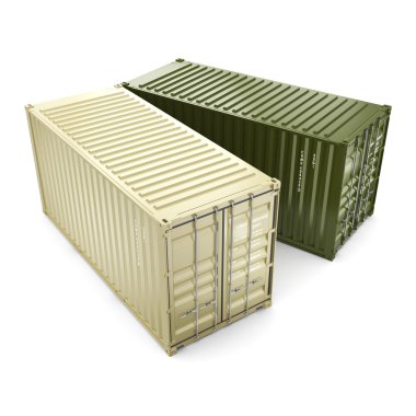3D render konteyner