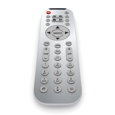 3D render Tv uzaktan