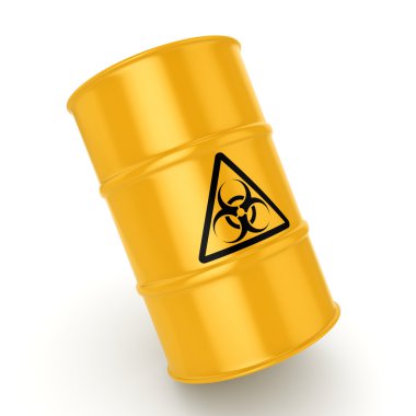 3D render biohazard varil