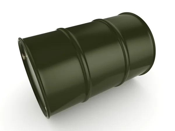 3D renderização cáqui barril — Fotografia de Stock