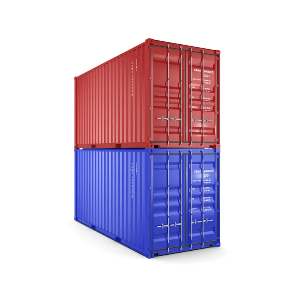 3D rendering containers — Stock Photo, Image