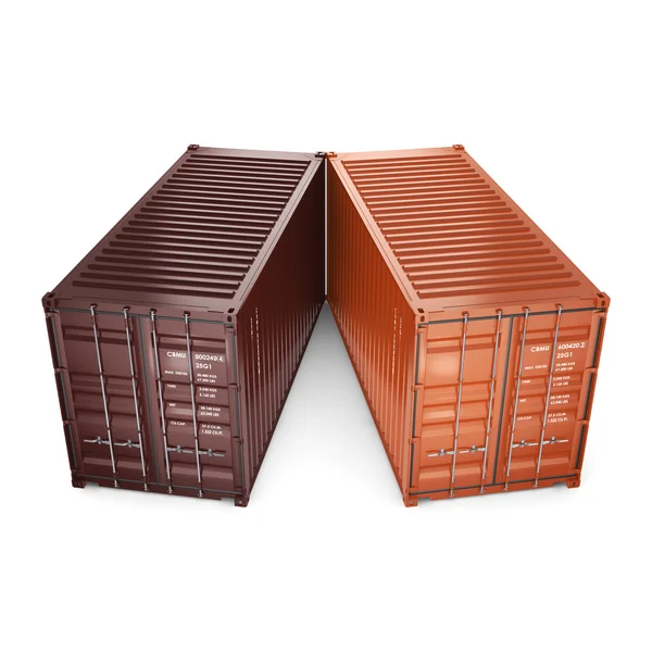 3D rendering containers — Stock Photo, Image