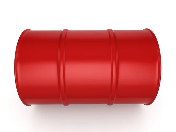 3D Render kırmızı varil — Stok fotoğraf