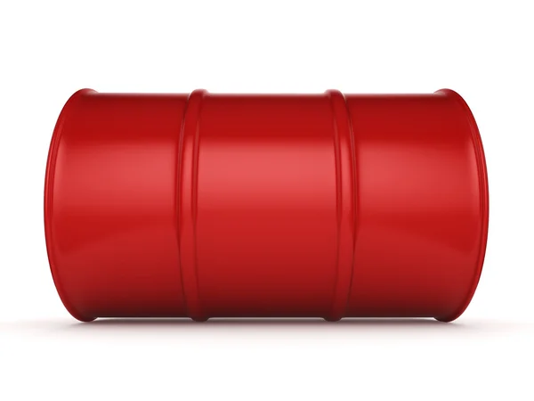 3d 渲染红桶 — 图库照片