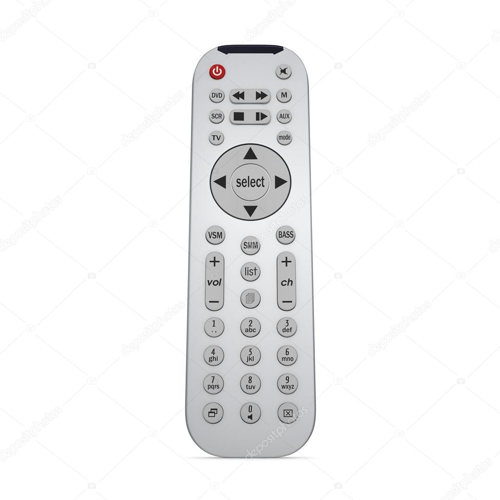 3D rendering TV Remote