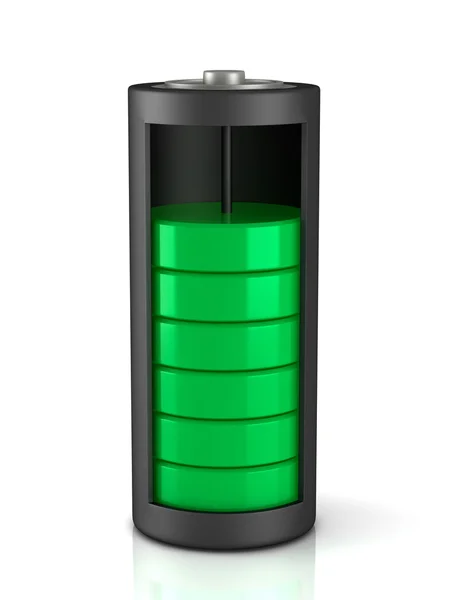 Ett batteri modell — Stockfoto