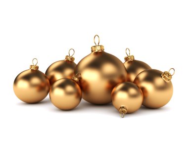 Altın christmas topu