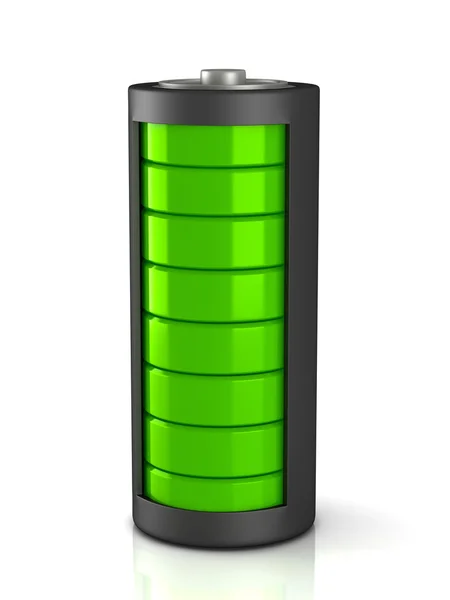 Ícone de carga da bateria — Fotografia de Stock