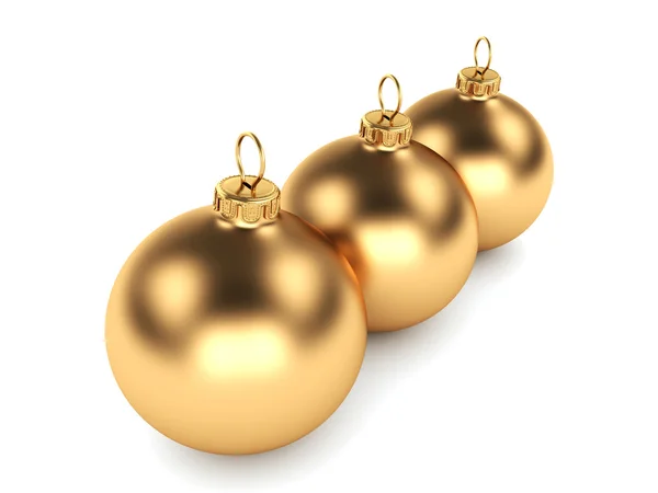 Gouden bal van Kerstmis — Stockfoto