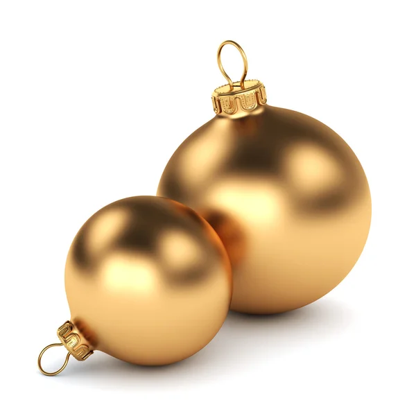 Bola de navidad de oro — Foto de Stock