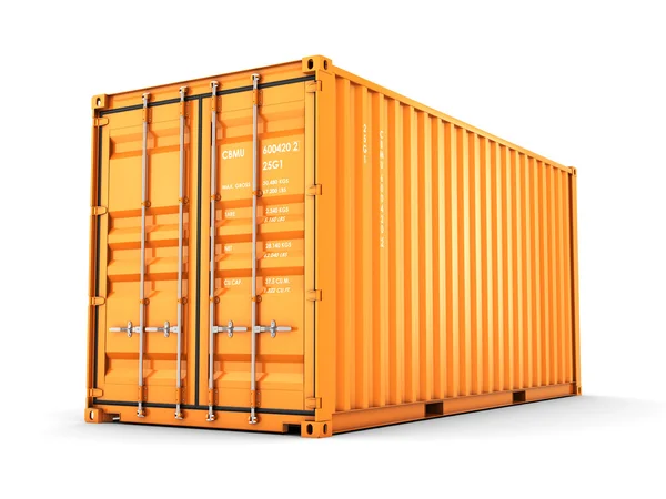 Isolated cargo container — Stock Photo, Image