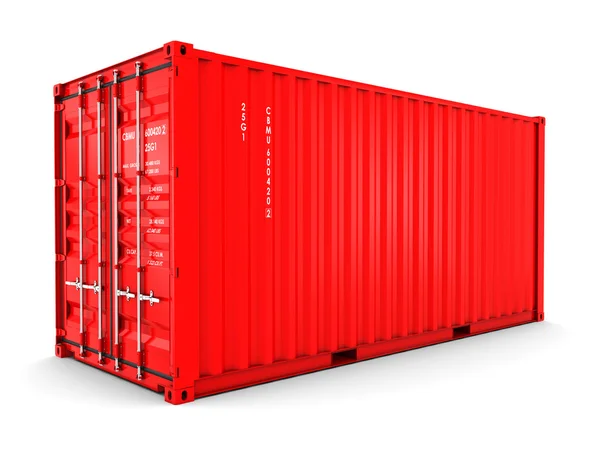 Isolated cargo container — Stock Photo, Image