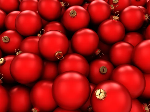 Red Christmas ball — Stock Photo, Image