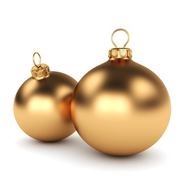 Altın christmas topu 