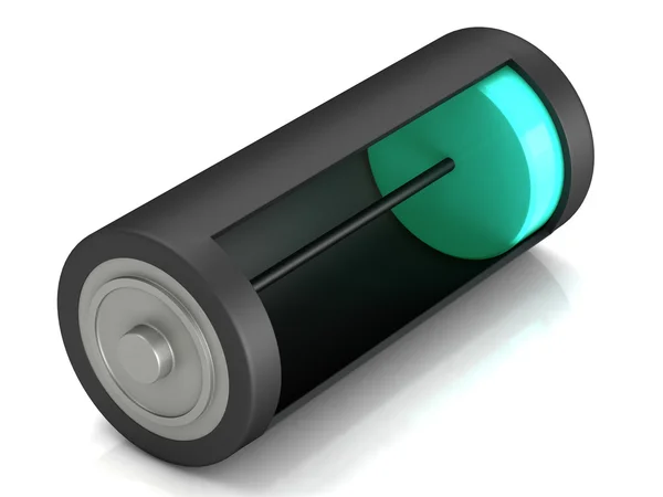 Batteriikonen belastning — Stockfoto