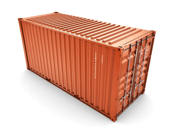 Isolated cargo container — Stock Photo, Image