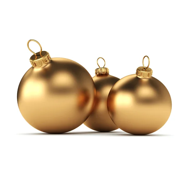 Bola de navidad de oro —  Fotos de Stock
