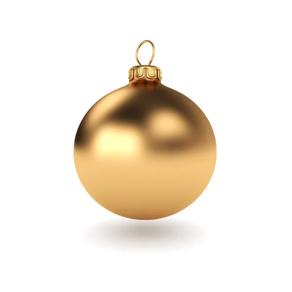 Bola de Natal de ouro — Fotografia de Stock