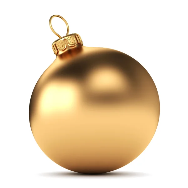 Guld jul boll — Stockfoto