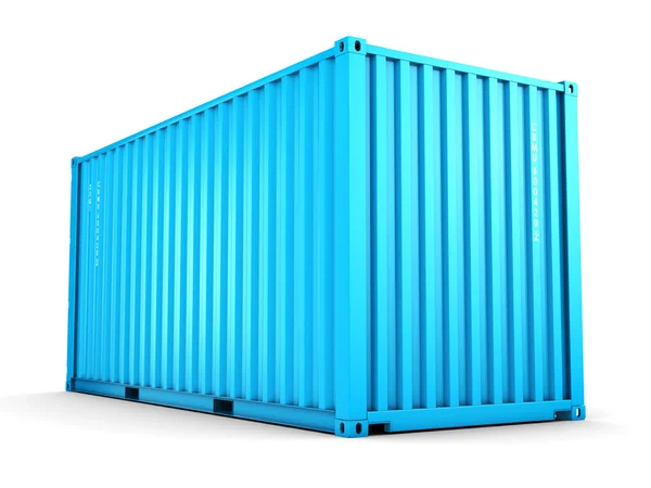 Izolované nákladní kontejner — Stock fotografie