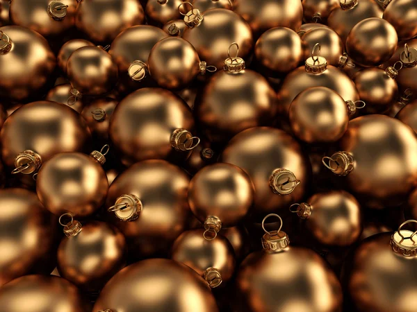 Guld jul boll — Stockfoto