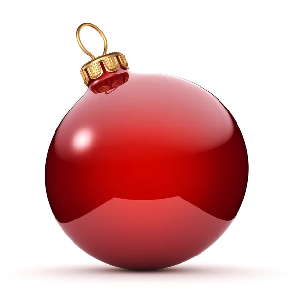 Red Christmas ball — Stock Photo, Image