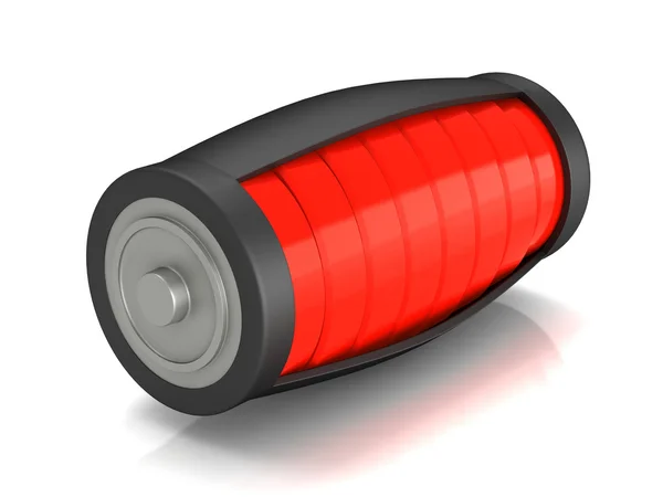 Ikon pemuatan baterai — Stok Foto