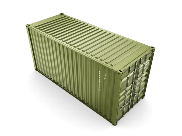 İzole kargo konteyner — Stok fotoğraf