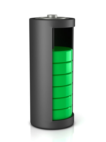 Значок нагрузки аккумулятора
