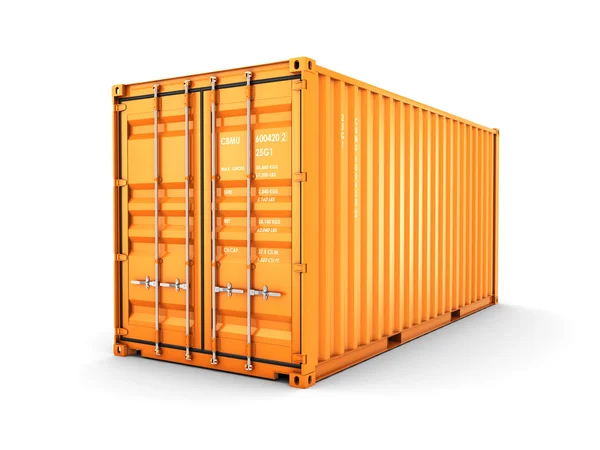 Isolated cargo container — Stock Photo, Image