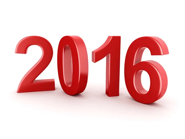 2016 Nyårssiffror — Stockfoto